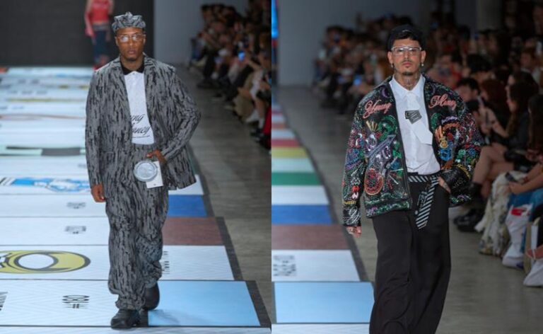 Kayblack e Mc PH desfilam na SPFW para Dario Mittmann em coleção inspirada no conceito de ascensão e poder jovem
